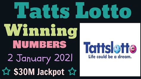 tattslotto winning numbers.